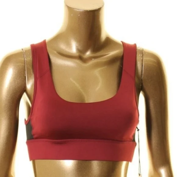 TAHARI SPORT NEW Women's Helena High Shine Sports Bra Shirt Top - Picture 2 of 2